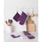 DII® Eggplant Combo Windowpane Dishcloths, 6ct.